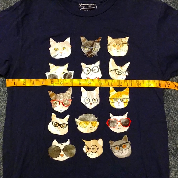 Pawsome Cat print tee - Picture 5 of 8